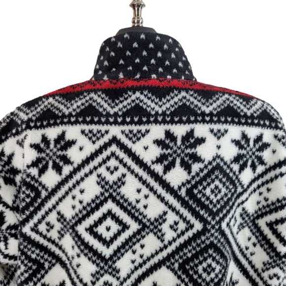 WILLISMITH Sweater Black White Pull Over Winter Size Large - Picture 4 of 7